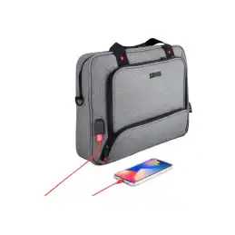 Urban Factory Mixee Edition Toploading Laptop Bag 14.1" Grey - Sacoche pour ordinateur portable - 13" ... (MTE14UF)_7