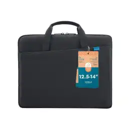 Mobilis Trendy - Sacoche pour ordinateur portable - compact - 35 % recyclé - 14" - noir (025026)_2