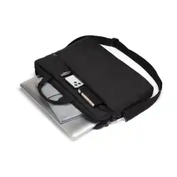 DICOTA ONE Slim - Sacoche pour ordinateur portable - 13" - 14.1" - noir (D32091-RPET)_4