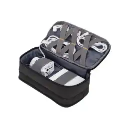DICOTA Accessories Pouch STYLE - Étui pour accessoires mobiles - polyester 600D - noir (D31495)_1