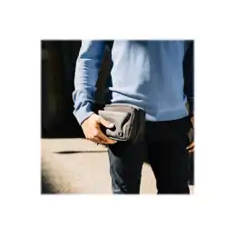 DICOTA Accessories Pouch STYLE - Étui pour accessoires mobiles - polyester 600D - noir (D31495)_6