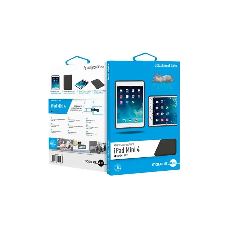 Mobilis Rain - Boîtier de protection pour tablette - polycarbonate, polyuréthanne thermoplastique (TPU)... (032007)_1 Mobilis Rain - Boîtier de protection pour tablette - polycarbonate, polyuréthanne thermoplastique (TPU)... (032007)_1