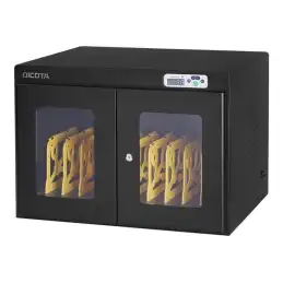 DICOTA - Meuble de rangement - pour 10 ordinateurs portables - tablettes - verrouillable - acier, plast... (D31897)_1