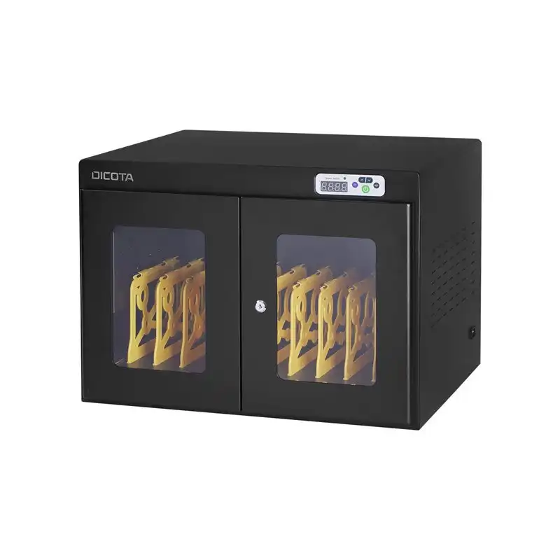 DICOTA - Meuble de rangement - pour 10 ordinateurs portables - tablettes - verrouillable - acier, plast... (D31897)_1