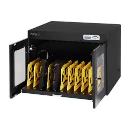 DICOTA - Meuble de rangement - pour 10 ordinateurs portables - tablettes - verrouillable - acier, plast... (D31897)_3