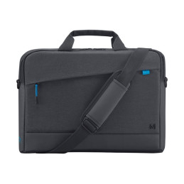 Sacoche pour ordinateur portable - chargement par le haut, 35 % recyclé - 16" - noir (025028)_5