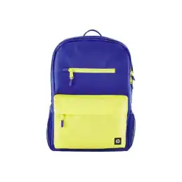HP - Campus - sac à dos pour ordinateur portable - 15.6" - bleu, citron vert (7J596AA)_2