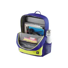 HP - Campus - sac à dos pour ordinateur portable - 15.6" - bleu, citron vert (7J596AA)_4