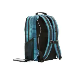 HP - Campus XL - sac à dos pour ordinateur portable - 16.1" - bleu plaid écossais (7J594AA)_6