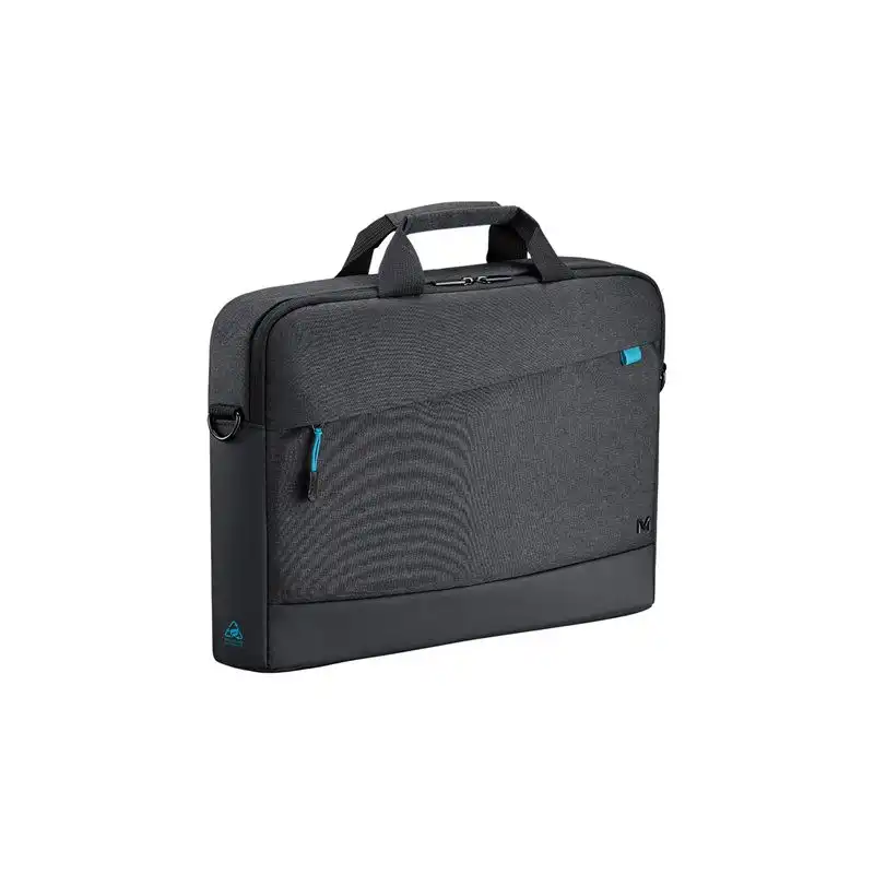 Mobilis Trendy - Sacoche pour ordinateur portable - chargement par le haut, 35 % recyclé - 16" - noir (025028)_1