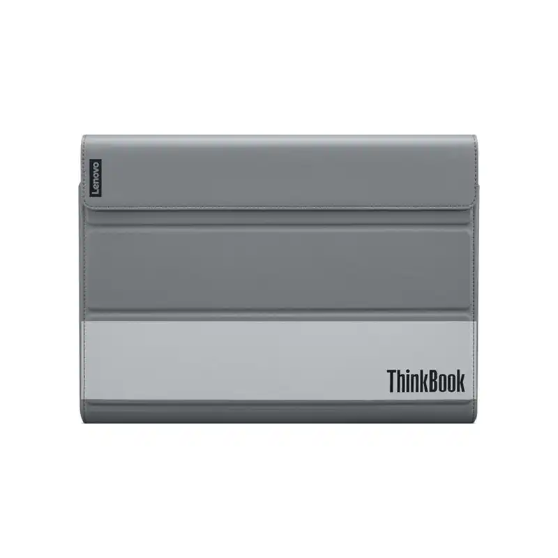 Lenovo Premium - Étui protecteur pour tablette - polyuréthane - gris foncé - 14" - pour ThinkBook 1... (4X41H03365)_1