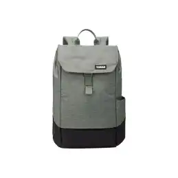 Thule Lithos TLBP213 - Sac à dos pour ordinateur portable - 16L - 14" - 16" - vert agave - noir (TLBP213A)_1
