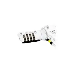 Mobilis Simple Lock Code Serialized - Câble de sécurité - blanc - 2 m (001261)_1