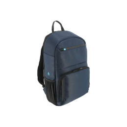 Sac à dos pour ordinateur portable - 30 % recyclé - 14" - 16" - bleu marine, noir (005042)_1