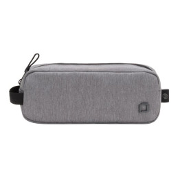Étui pour accessoires mobiles - polyester PET recyclé - gris clair (D31882-RPET)_2