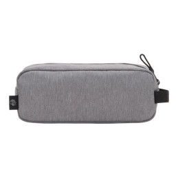 Étui pour accessoires mobiles - polyester PET recyclé - gris clair (D31882-RPET)_3