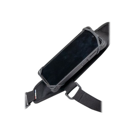Courroie de poitrine - avec support de dispositif universel - de 5" à 7" - noir (001086)_1