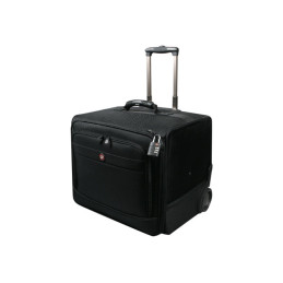 Valise à roulette pour classeurs - polyester ballistique 1680D - noir (110245)_1