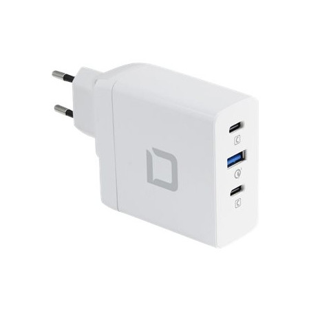 Adaptateur secteur - technologie GaN - 100 Watt - 5 A - PD 3.0, QC 4.0+ - 3 connecteurs de sortie (2 x ... (D31983)_1