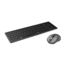Ensemble clavier et souris - rechargeable - compact - sans fil - 2.4 GHz, Bluetooth 5.0 LE - AZERTY ... (900908RFR)_2