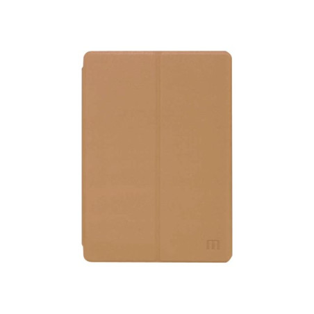Étui à rabat pour tablette - imitation cuir - brun clair - 9.7" (042044)_1