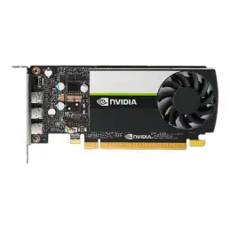 NVIDIA T400 - Carte graphique - T400 - 4 Go GDDR6 - PCIe 3.0 x16 profil bas - 3 x Mini DisplayP... (VCNT400-4GB-PB)_1