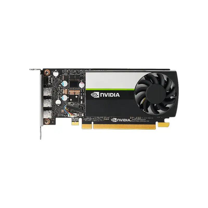 NVIDIA T400 - Carte graphique - T400 - 4 Go GDDR6 - PCIe 3.0 x16 profil bas - 3 x Mini DisplayP... (VCNT400-4GB-PB)_1