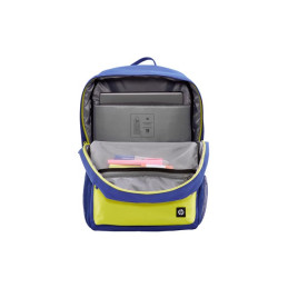 Campus - sac à dos pour ordinateur portable - 15.6" - bleu, citron vert (7J596AA)_15