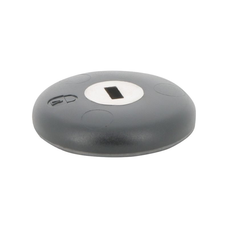 Verrou de sécurité - adhésif, rond, T-lock - noir (001386)_1