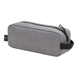 Étui pour accessoires mobiles - polyester PET recyclé - gris clair (D31882-RPET)_4