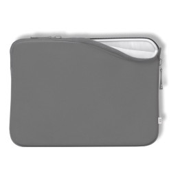 Housse d'ordinateur portable - intérieur blanc - 13" - gris (MW-410140)_1