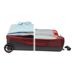 Valise verticale 22" - polycarbonate, nylon 800D - braise (TSR336EMB)_4