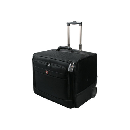 Valise à roulette pour classeurs - polyester ballistique 1680D - noir (110245)_1