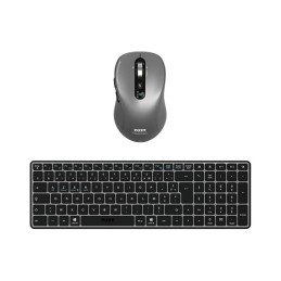 Ensemble clavier et souris - rechargeable - compact - sans fil - 2.4 GHz, Bluetooth 5.0 LE - AZERTY ... (900908RFR)_1