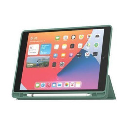 Étui à rabat pour tablette - microfibre - vert - pour Apple 12.9-inch iPad Pro Wi-Fi, Wi-Fi + Cellul... (MW-300095)_4
