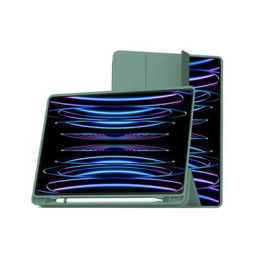 Étui à rabat pour tablette - microfibre - vert - pour Apple 12.9-inch iPad Pro Wi-Fi, Wi-Fi + Cellul... (MW-300095)_5