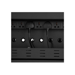 Meuble de rangement - pour 10 ordinateurs portables - tablettes - verrouillable - acier, plastique - no... (D31897)_6