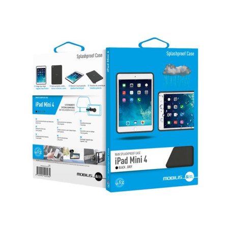 Boîtier de protection pour tablette - polycarbonate, polyuréthanne thermoplastique (TPU) - gris, noir (032007)_1