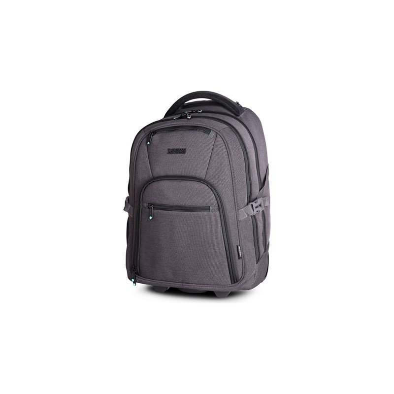 HEAVEE GREEN: TROLLEY TRAVEL BACKPACK 15.6 - ECO MADE (TPE15UF)_1