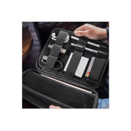 Sacoche de transport rigide antichocs pour Pc portable ou tablette jusque 13" - 2 compartiments de r... (DY-HC5275)_8