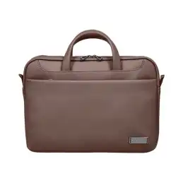PORT Zurich - Sacoche pour ordinateur portable - chargement par le haut - 14" - 15.6" - brun (110314)_1