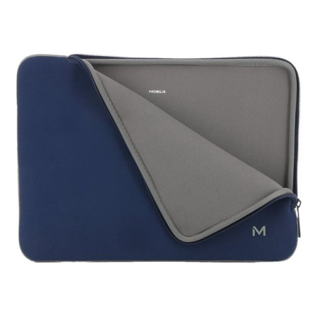 Housse d'ordinateur portable - 14" - 16" - bleu marine et gris (049022)_1