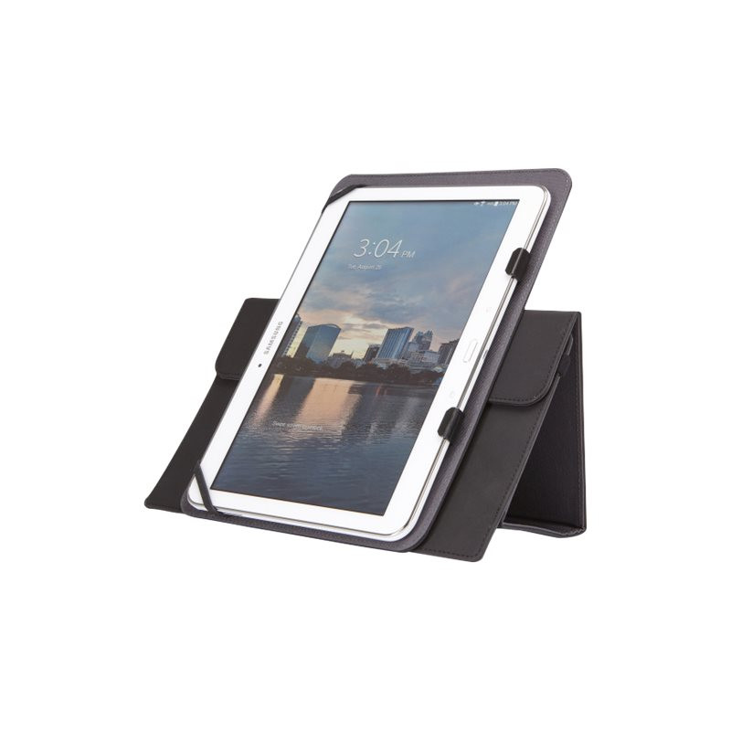 Étui à rabat pour tablette - polyuréthane - noir - 10" (CRUE1110K)_1