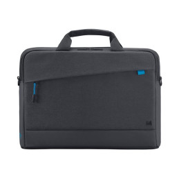 Sacoche pour ordinateur portable - chargement par le haut, 35 % recyclé - 14" - noir (025027)_3