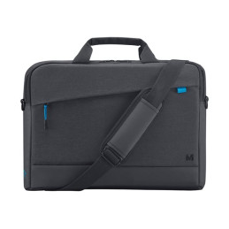 Sacoche pour ordinateur portable - chargement par le haut, 35 % recyclé - 14" - noir (025027)_4