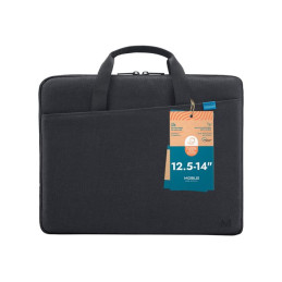 Sacoche pour ordinateur portable - compact - 35 % recyclé - 14" - noir (025026)_2