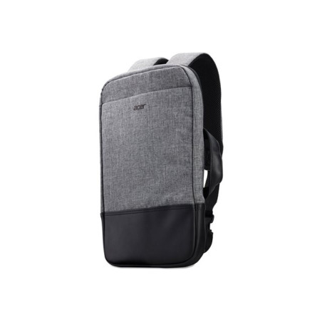 Sac à dos - sac à bandoulière pour ordinateur portable - 14" - gris - pour Aspire 1 3 5 Aspire R ... (NP.BAG1A.289)_1