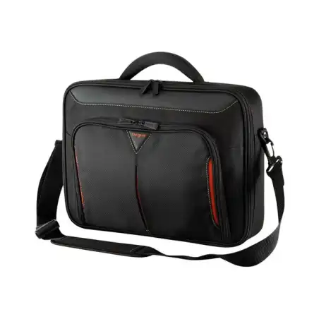 Targus® Classic Clamshell - Sacoche pour ordinateur portable 15-15.6" - Noir, rouge (CN415EU)_1