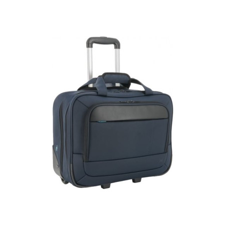 Valise de transport pour ordinateur portable - 20 % recyclé - 14" - 17" - bleu marine, noir (005044)_1
