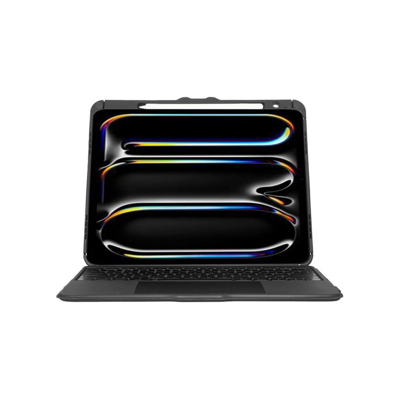 Clavier et étui (boîtier de clavier) - avec trackpad - rétroéclairé - sans fil - Bluetooth 5.0 - QWER... (THZ989UK)_1